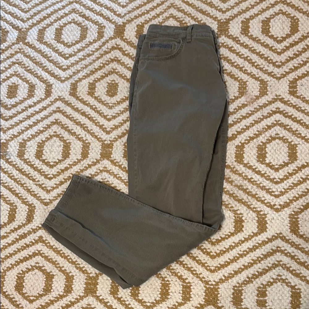 Men's Olive Green Casual Pants